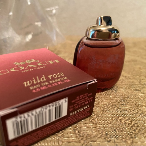 Disney Coach Keith Haring Cosmetic Bag & Mini Wild Rose Perfume NEW - Picture 8 of 10